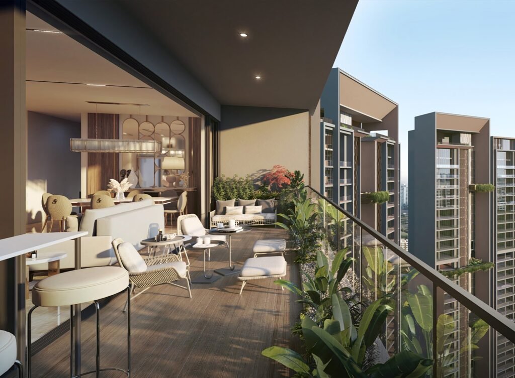 26Ft. Long deck Balcony in 3.5 BHK