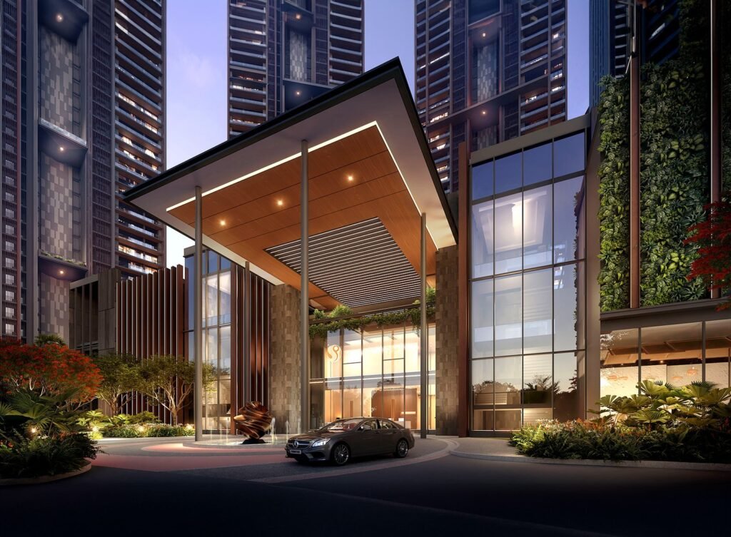 Double Height Club Entrance Lobby