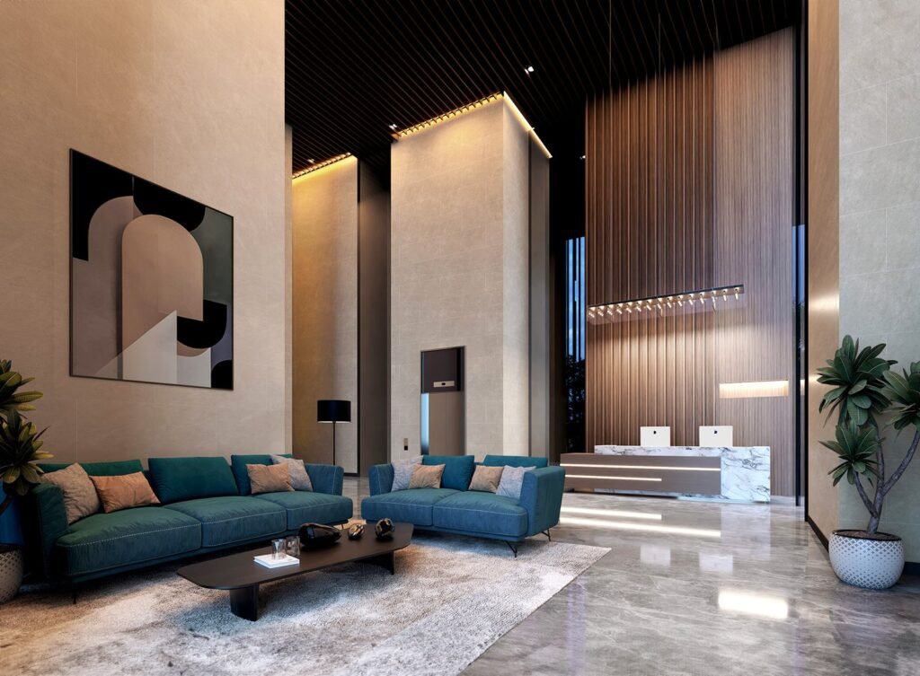 Triple Height Club Entrance Lobby
